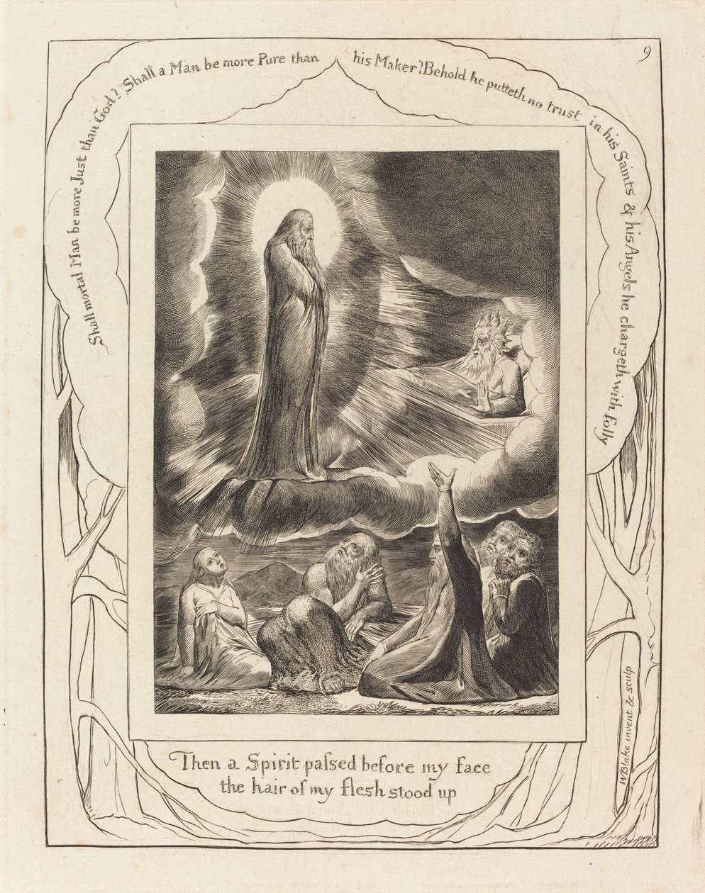 The Vision of Eliphaz by William Blake