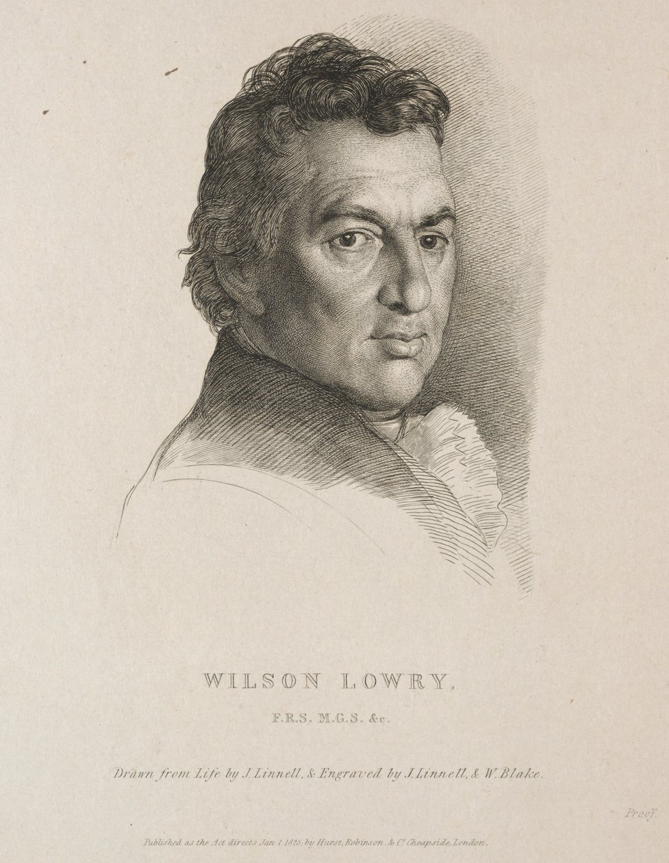 Wilson Lowry, 1825 by William Blake