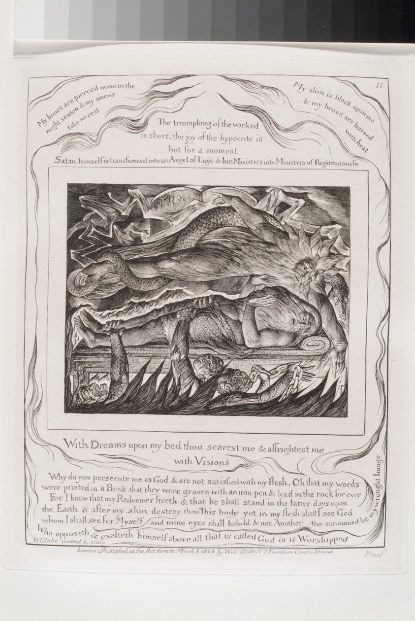 With Dreams Upon My Bed Thou Scarest Me by William Blake