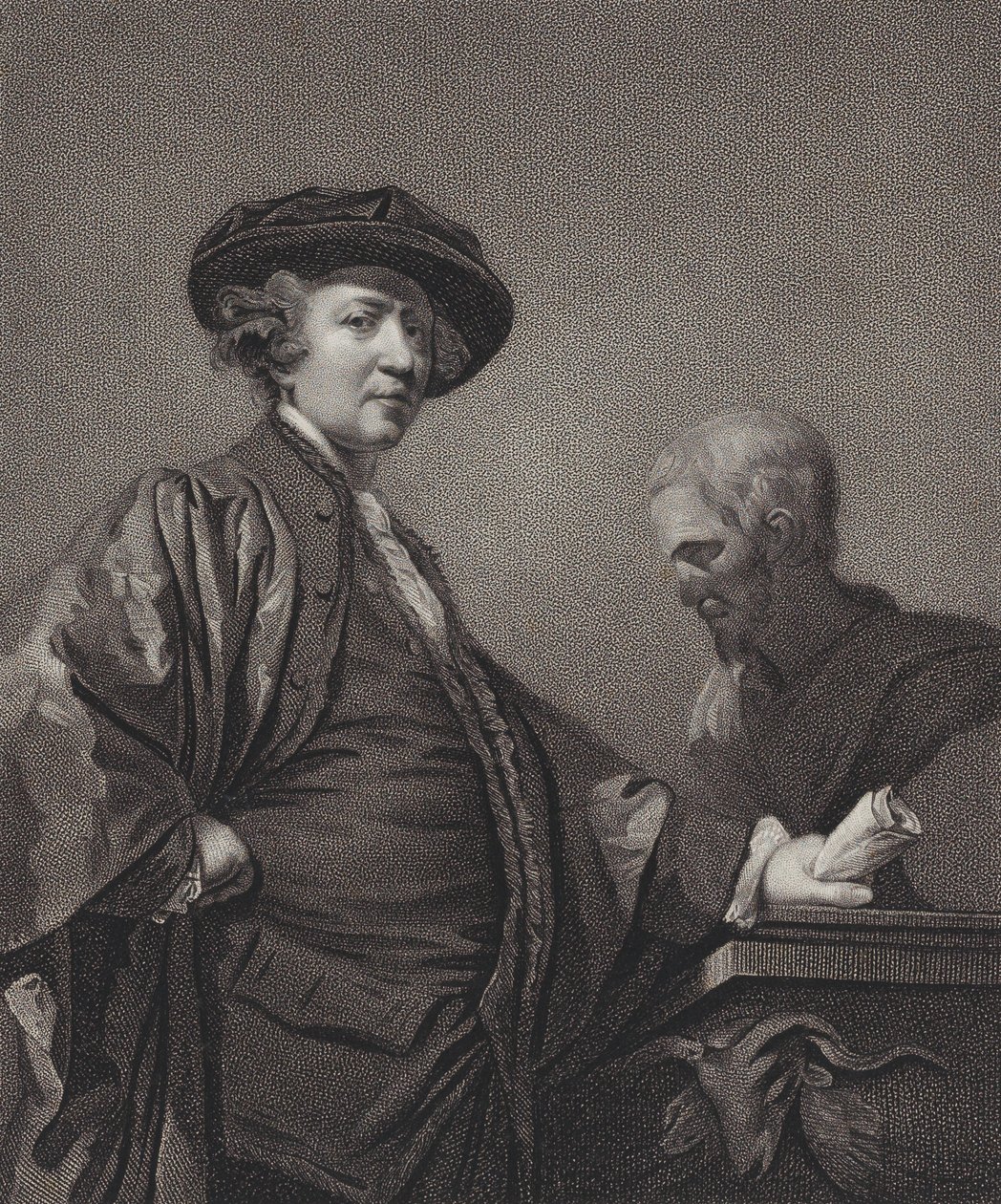 Sir Joshua Reynolds, Knight by William Bond