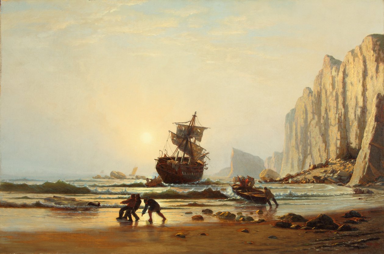 Shipwrecked Off Labrador 1867 by William Bradford