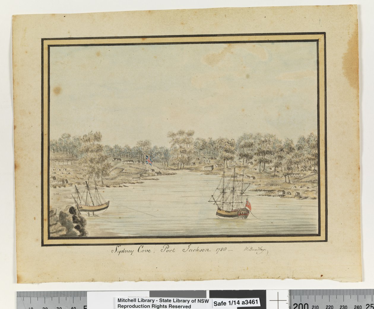 Sydney Cove, Port Jackson. 1788 by William Bradley