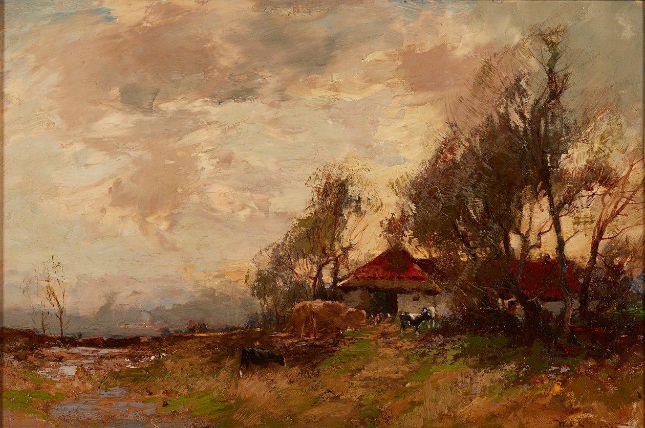A Farm Steading by William Bradley Lamond