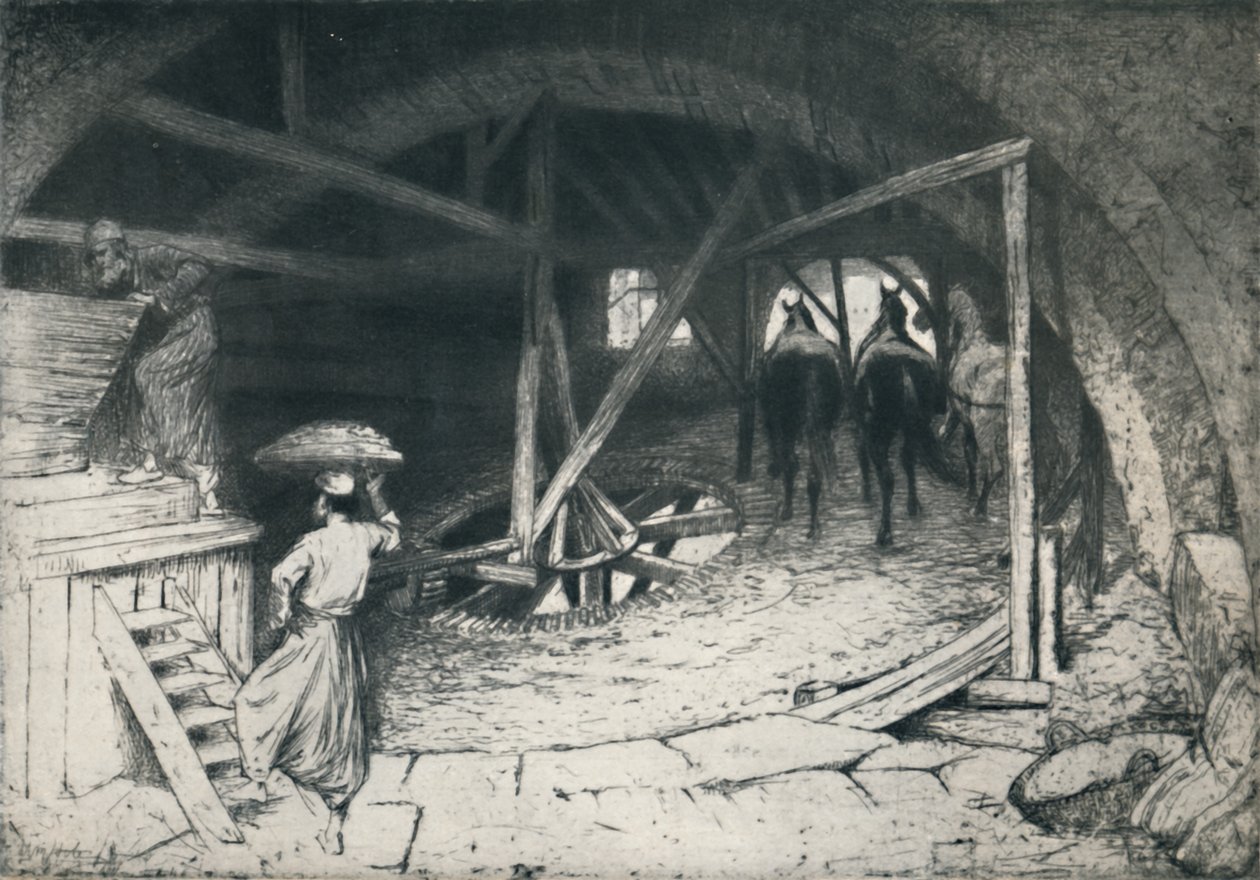 A Galilean Flour Mill, late 19th-early 20th century by William Brassey Hole