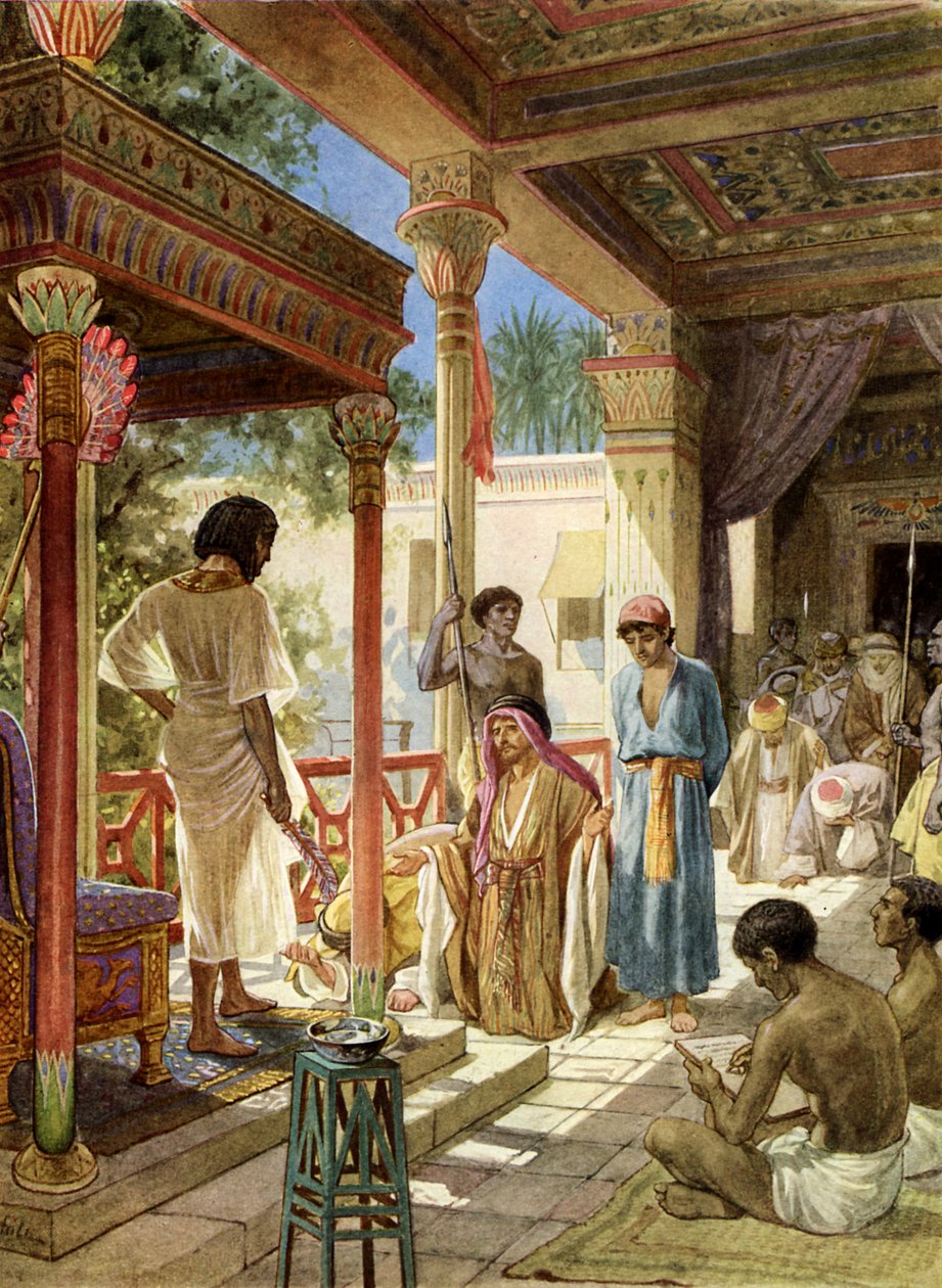 Judah Pleading for Joseph for His Brother by William Brassey Hole