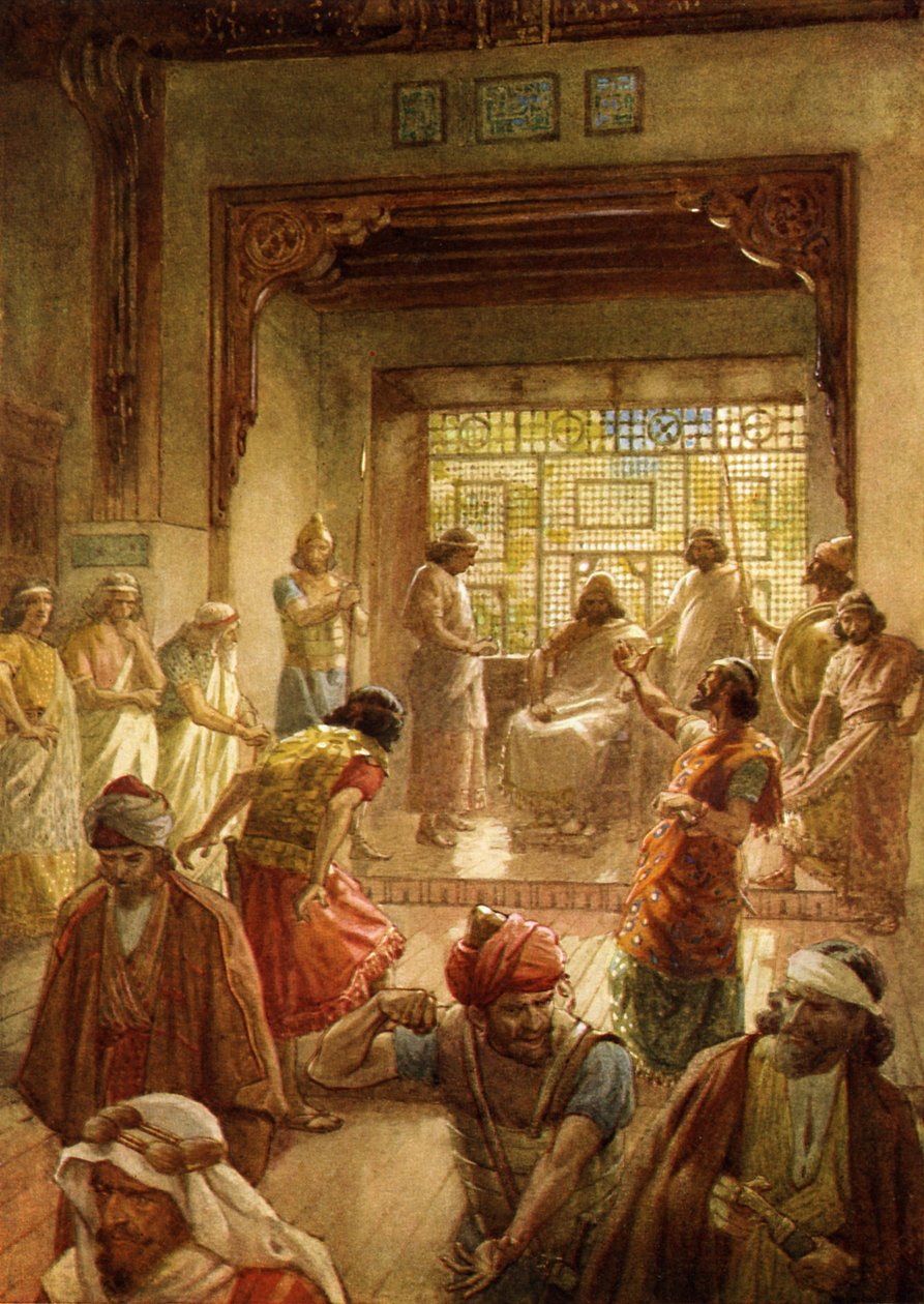The Division of the Kingdoms under Rehoboam by William Brassey Hole