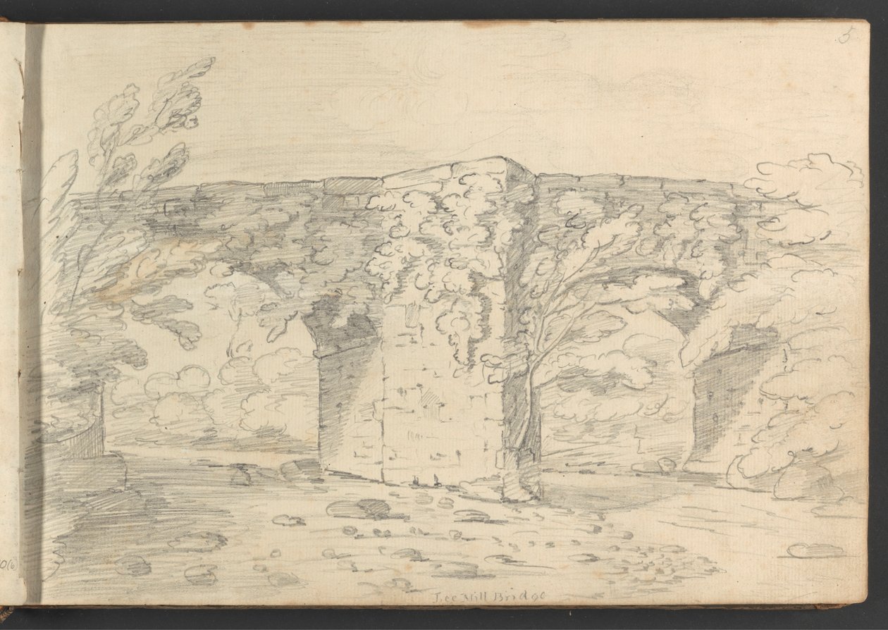 Lee Mill Bridge by William Brockedon