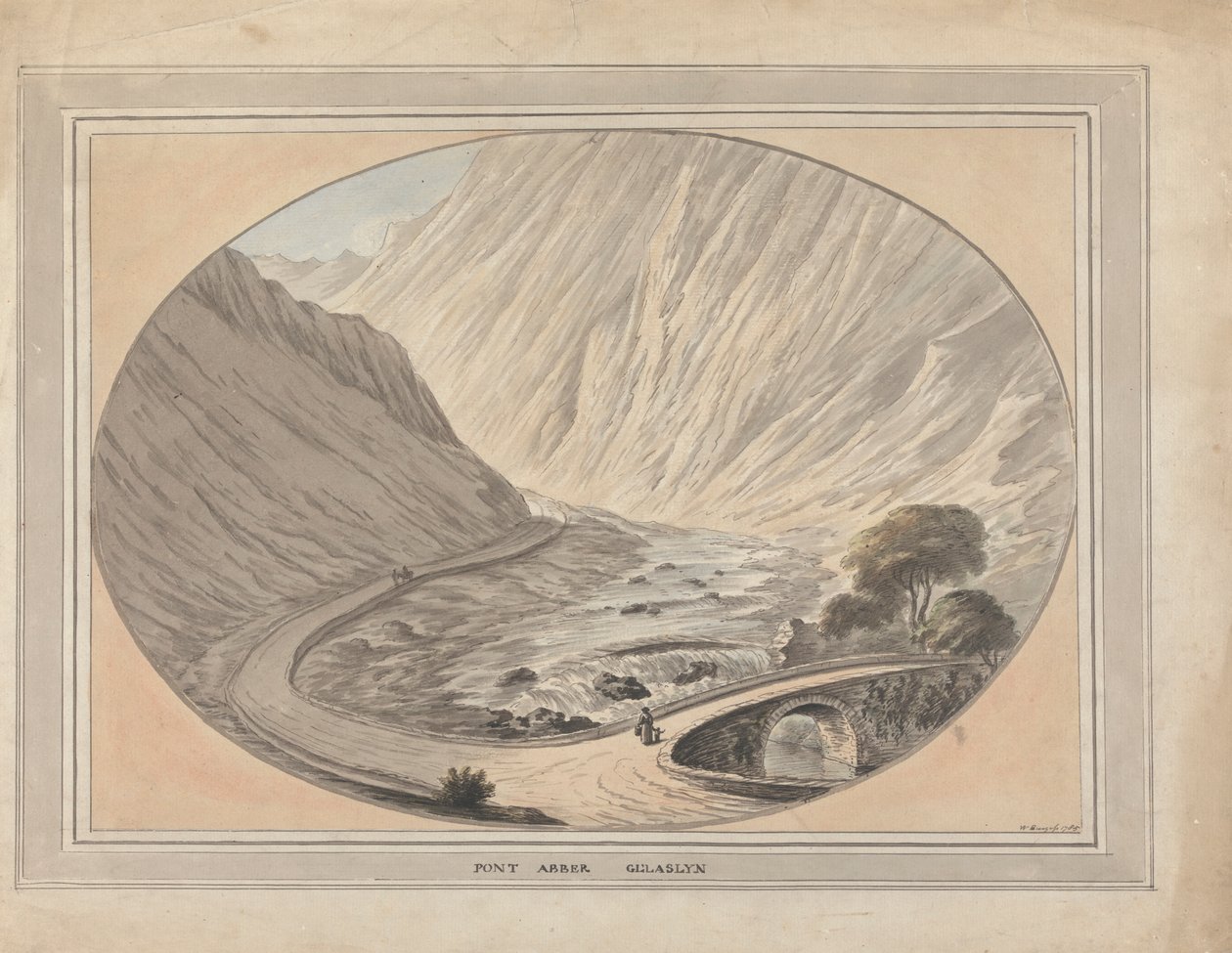 Pont Aber Glaslyn by William Burgess