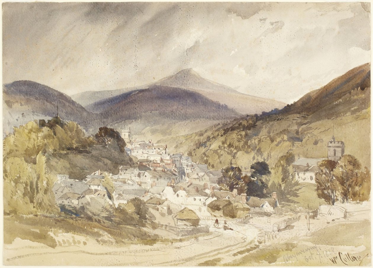 Abergavenny by William Callow