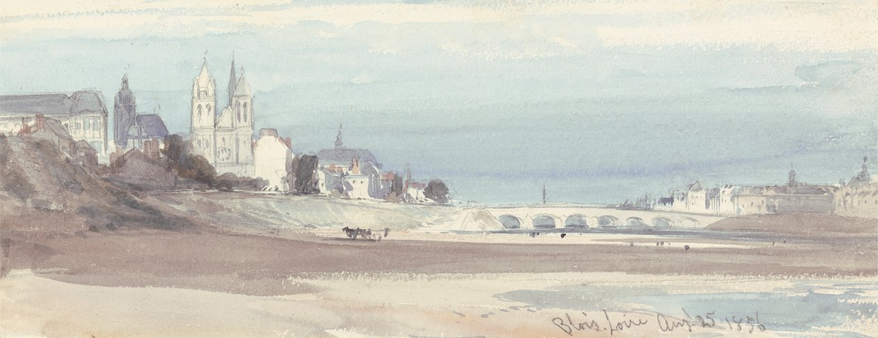 Blois on the Loire by William Callow