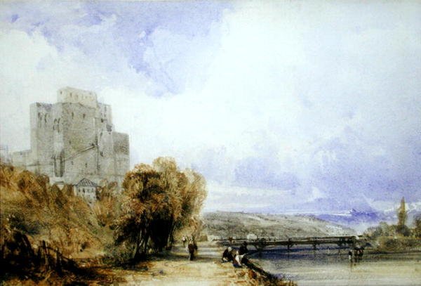 Chateau de Montboucher by William Callow