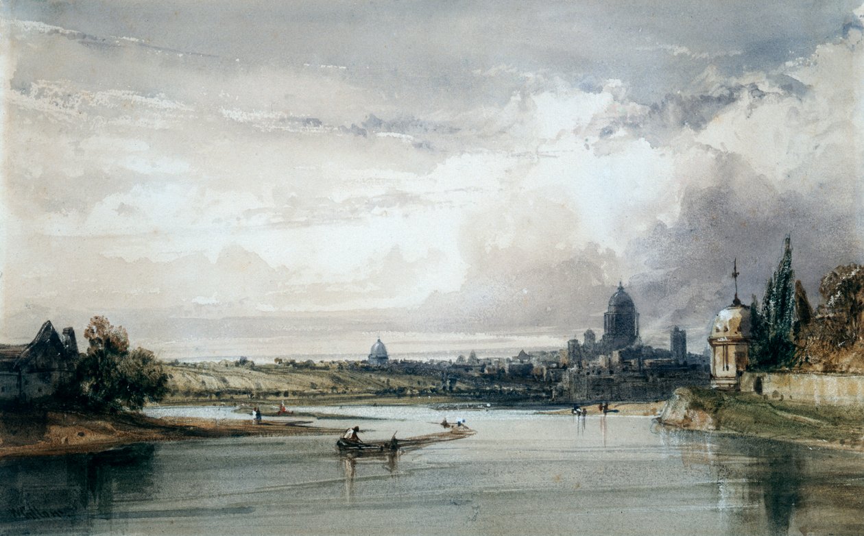 Paris Seen from Afar by William Callow