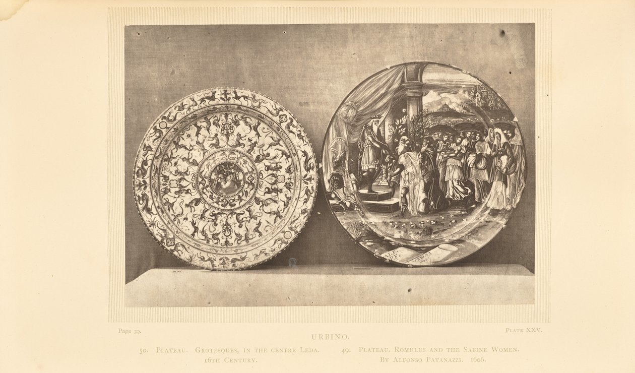 Two Plates by William Chaffers