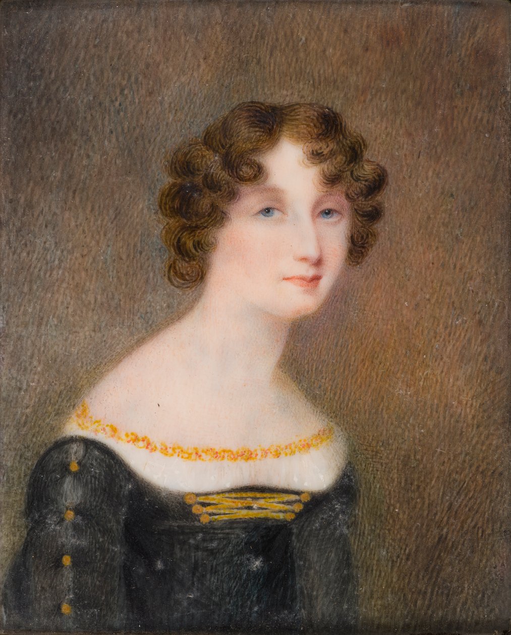 Portrait of Georgina Elizabeth Moncreiff, wife of 2nd Earl of Bradford by William Charles Ross