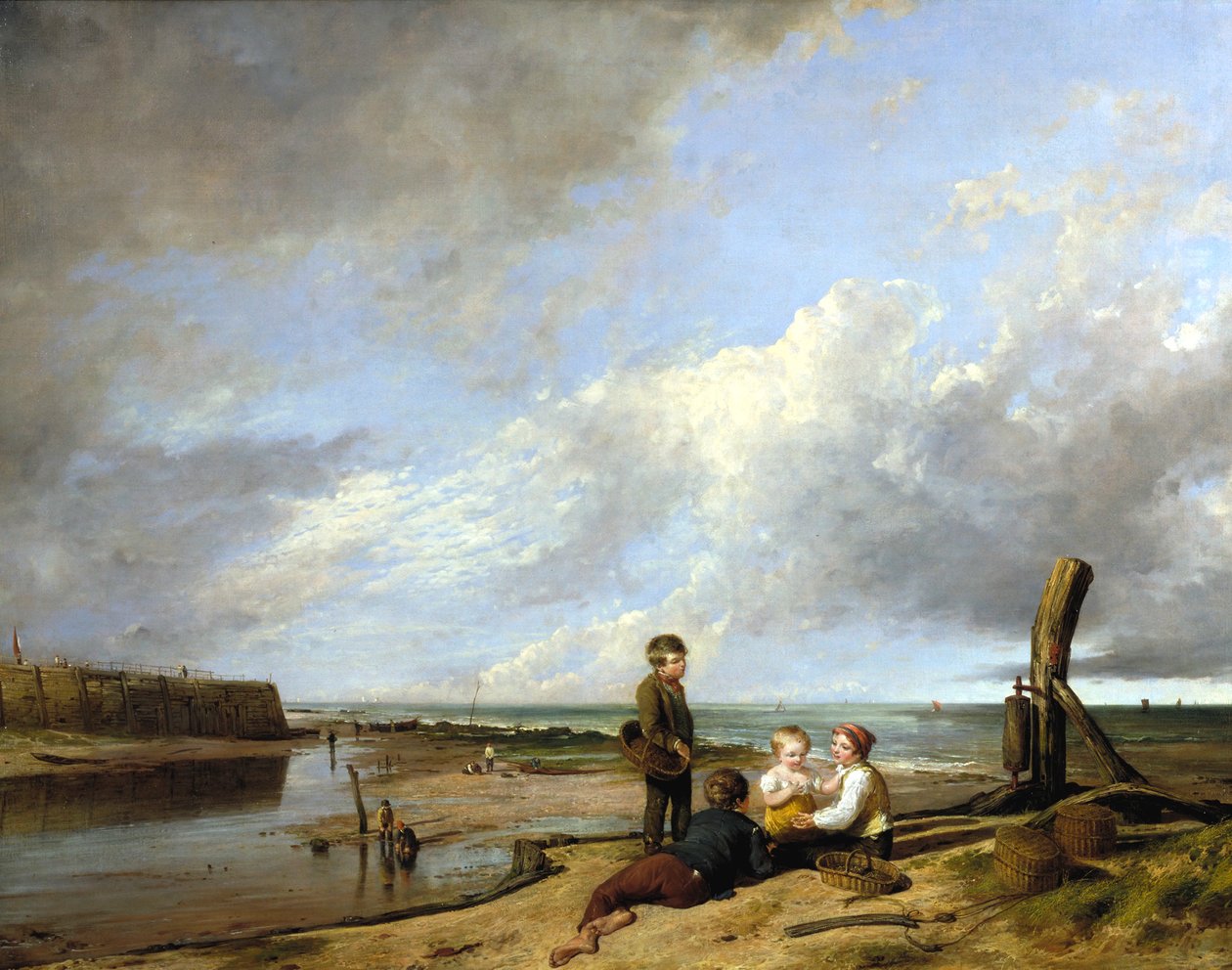 Shrimp Boys at Cromer by William Collins