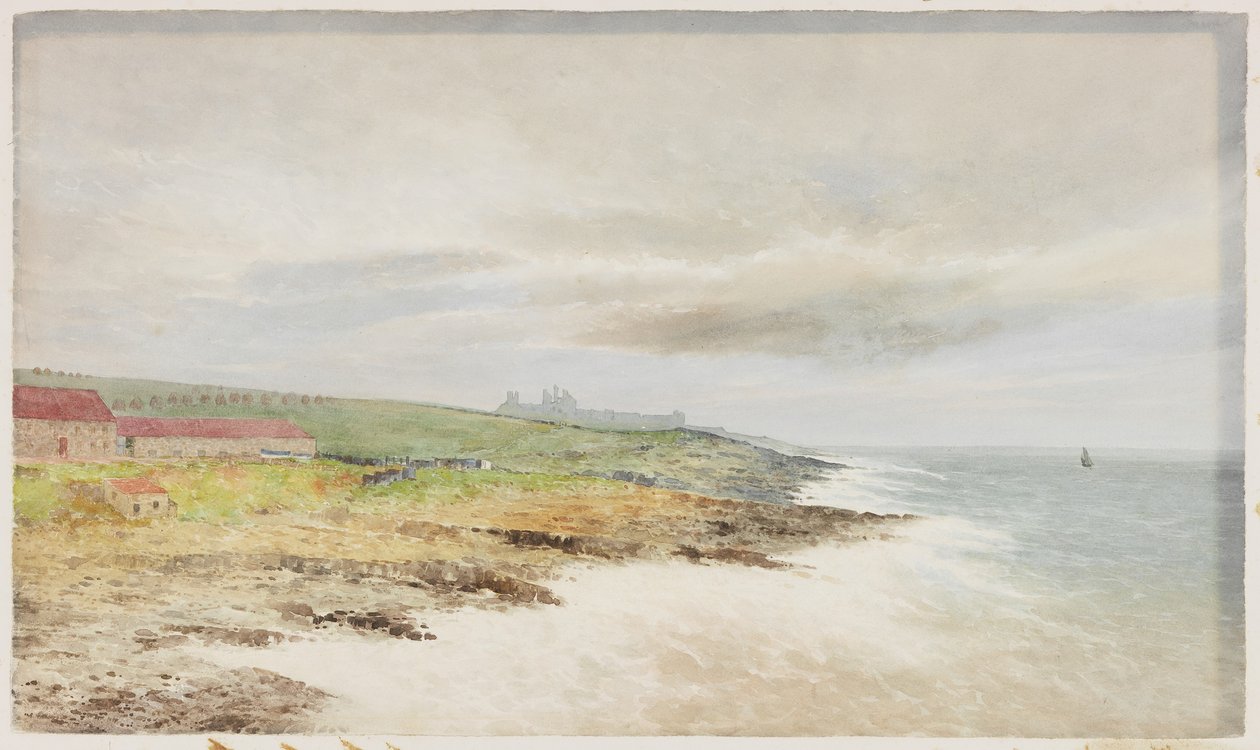 A Stormy Day, Craster by William Cosens Way
