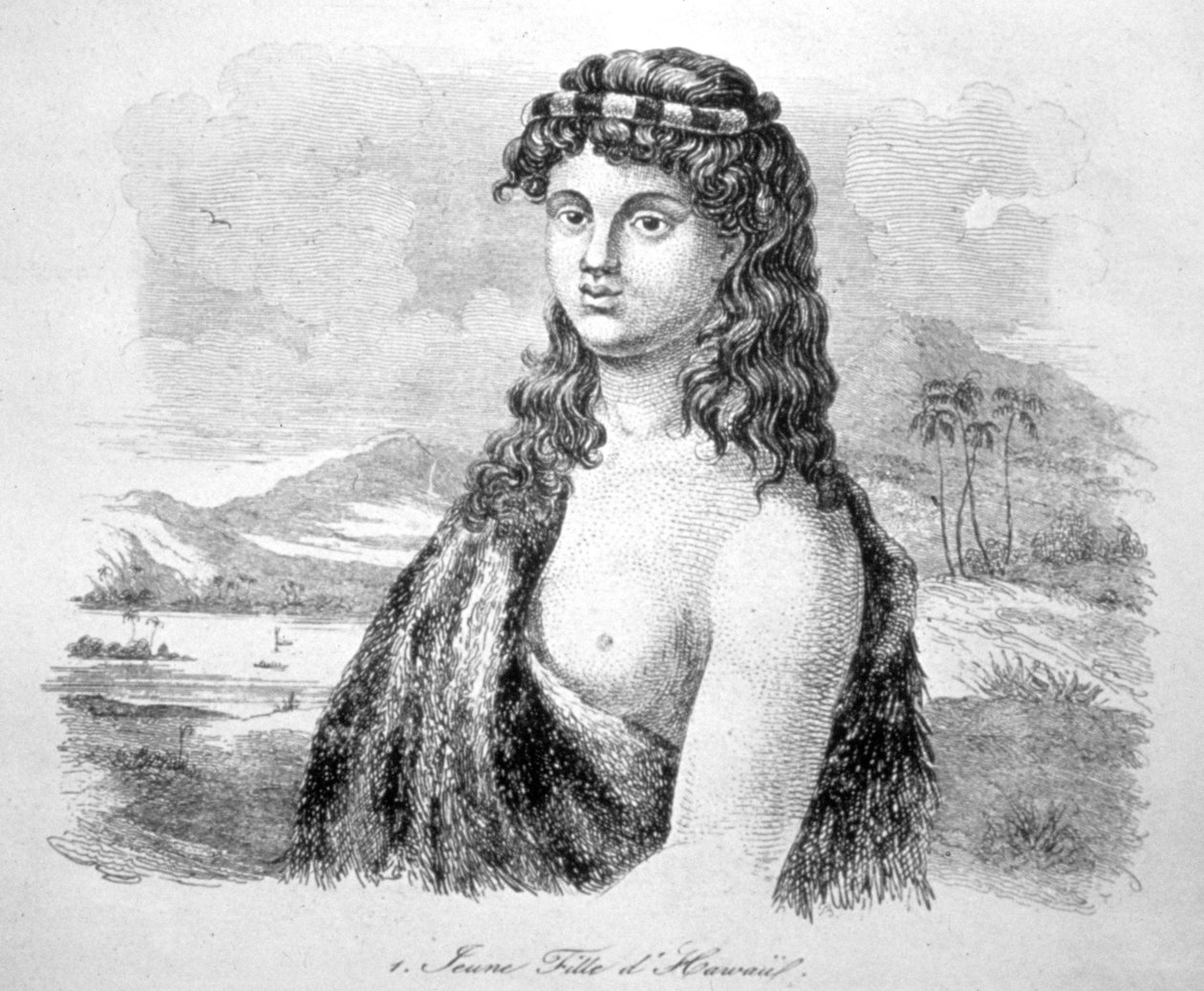 Young girl from the island of Hawaii by William Dampier