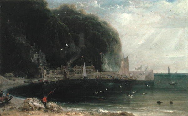 Clovelly in the Bristol Channel, c.1813 by William Daniell