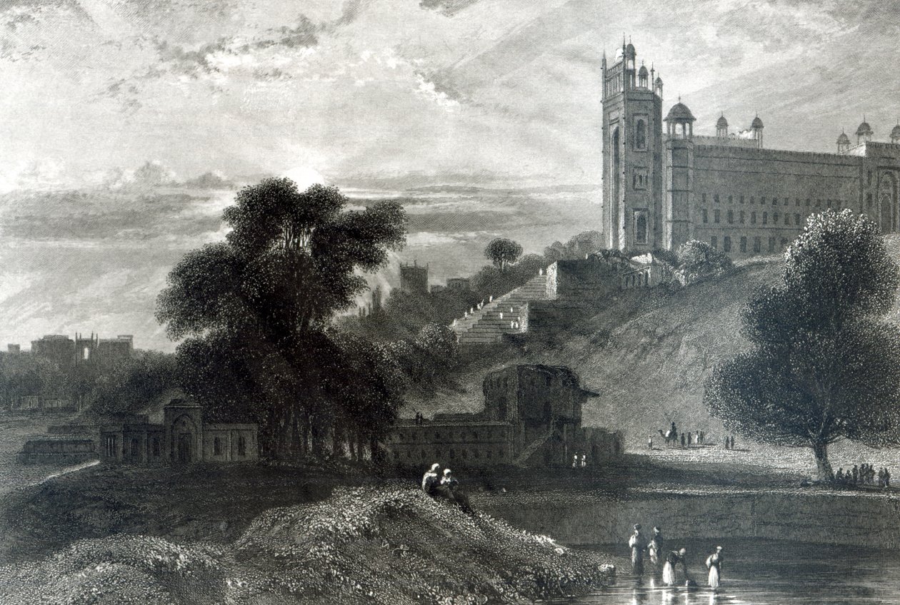 Fatehpur Sikri near Agra, engraved by R. Brandard by William Daniell