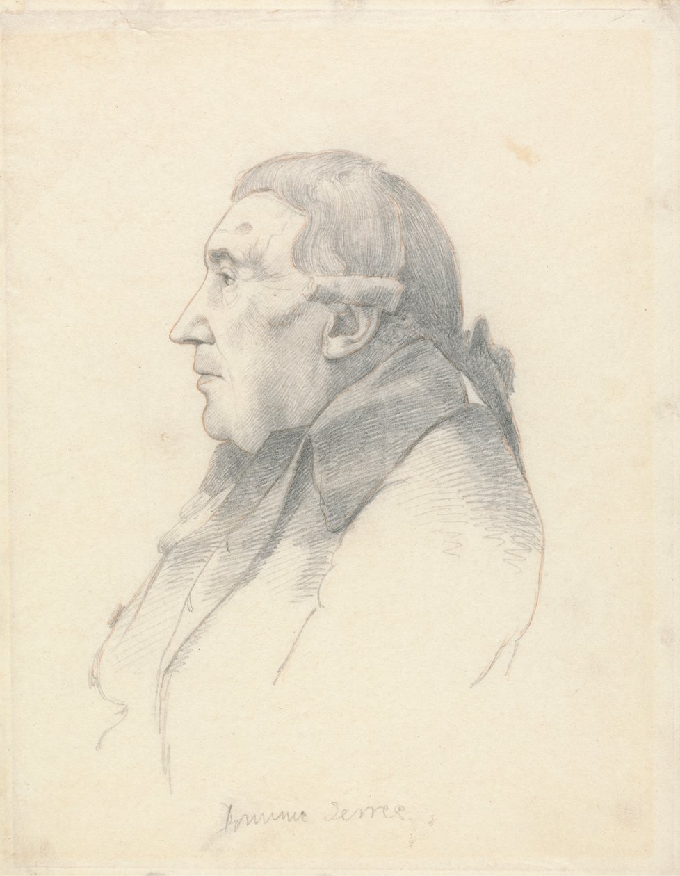 Portrait of Dominic Serres by William Daniell