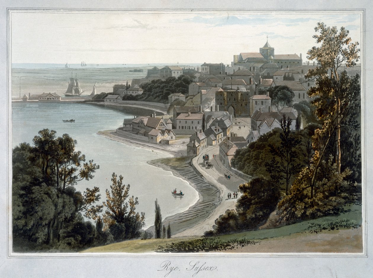 Rye, Sussex by William Daniell: Buy fine art print