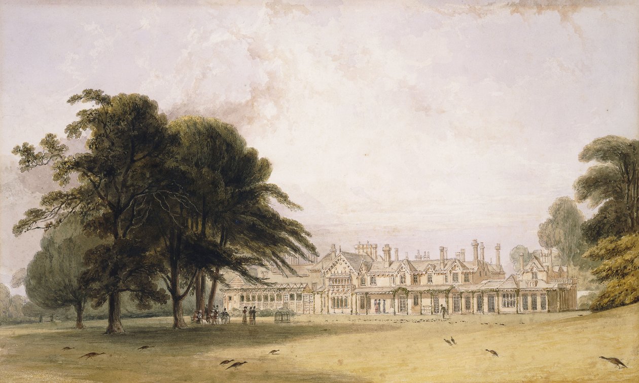 The Royal Lodge, Windsor Park by William Daniell