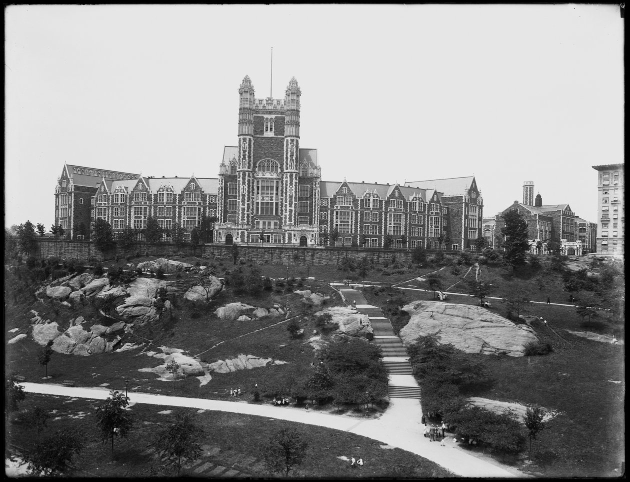Campus of the City College of New York, viewed from St. Nicholas Avenue, New York City by William Davis Hassler