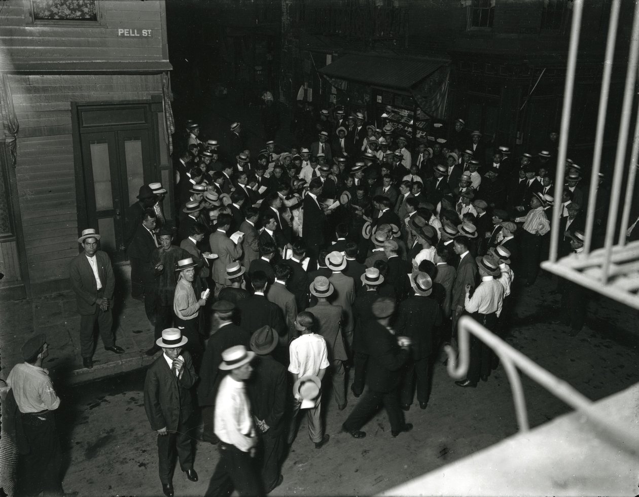 Evangelist Committee at Pell Street, August 6, 1916 by William Davis Hassler