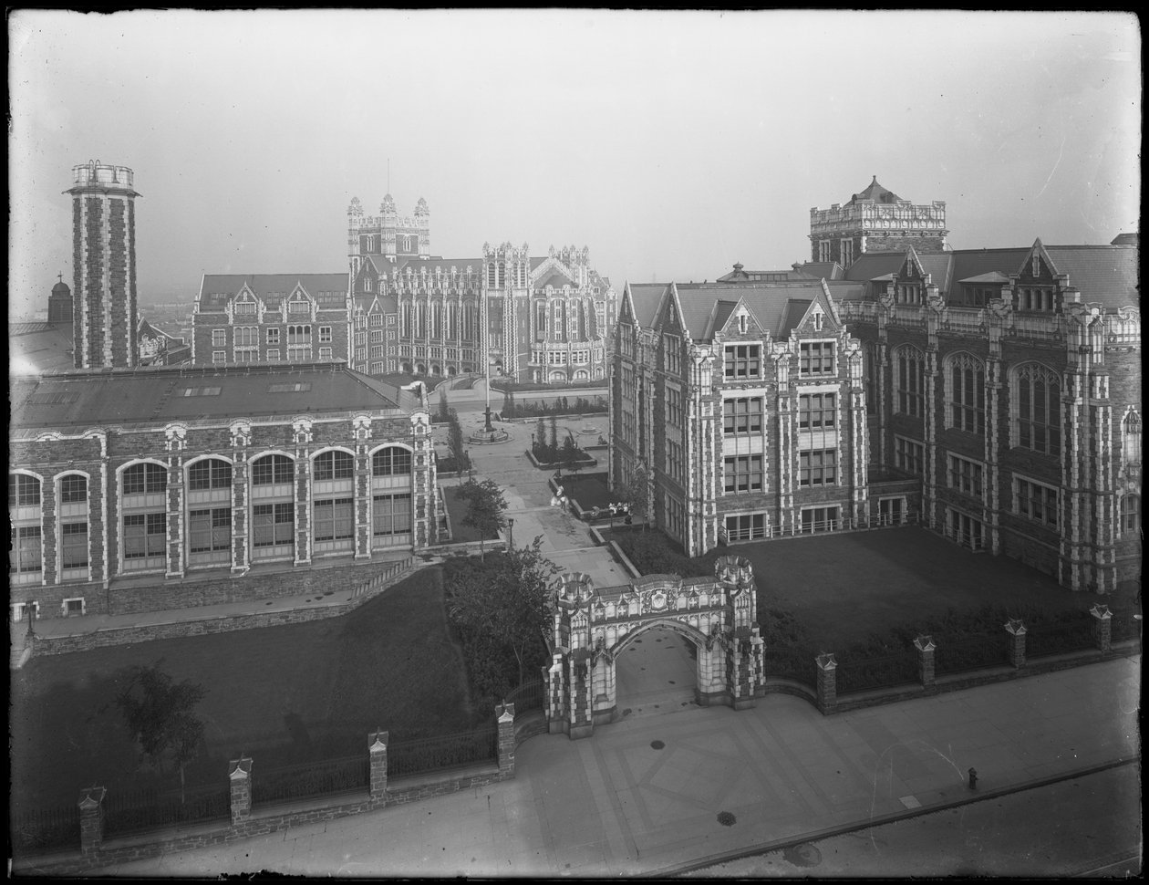 High Angle View of the Campus of the City College of New York, New York City, July 16, 1914 by William Davis Hassler
