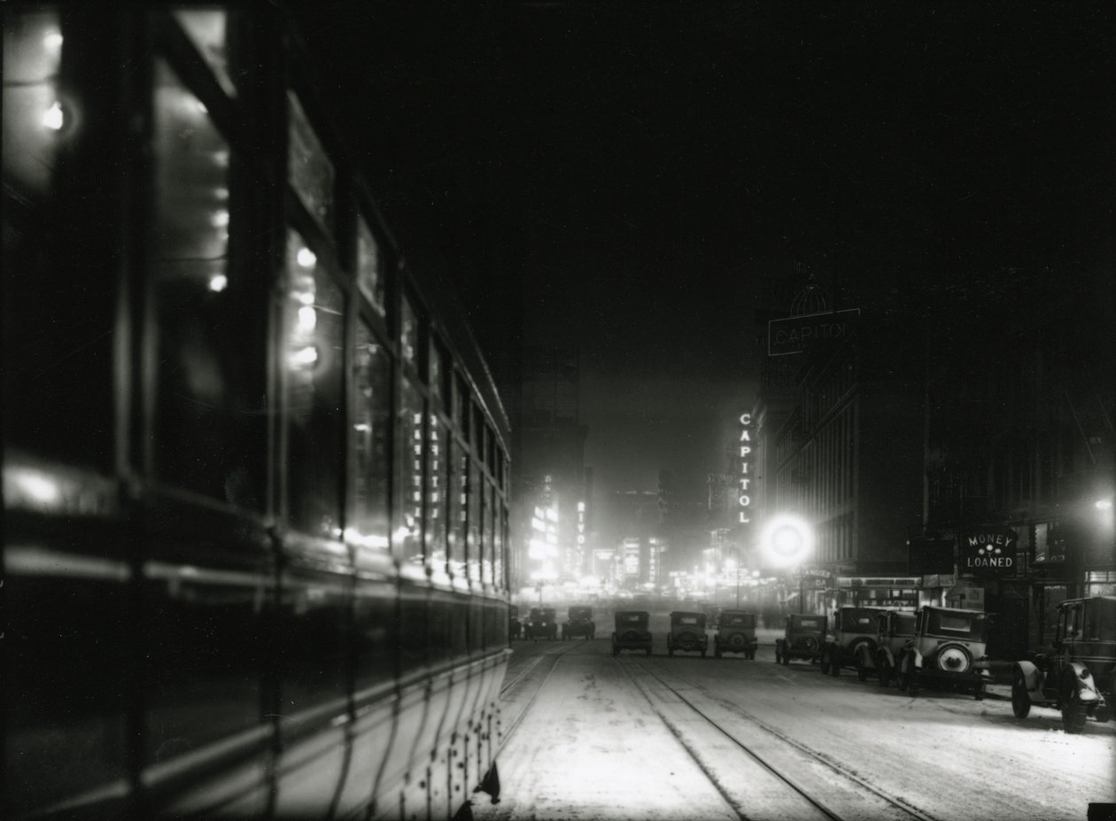 Night View near Times Square by William Davis Hassler