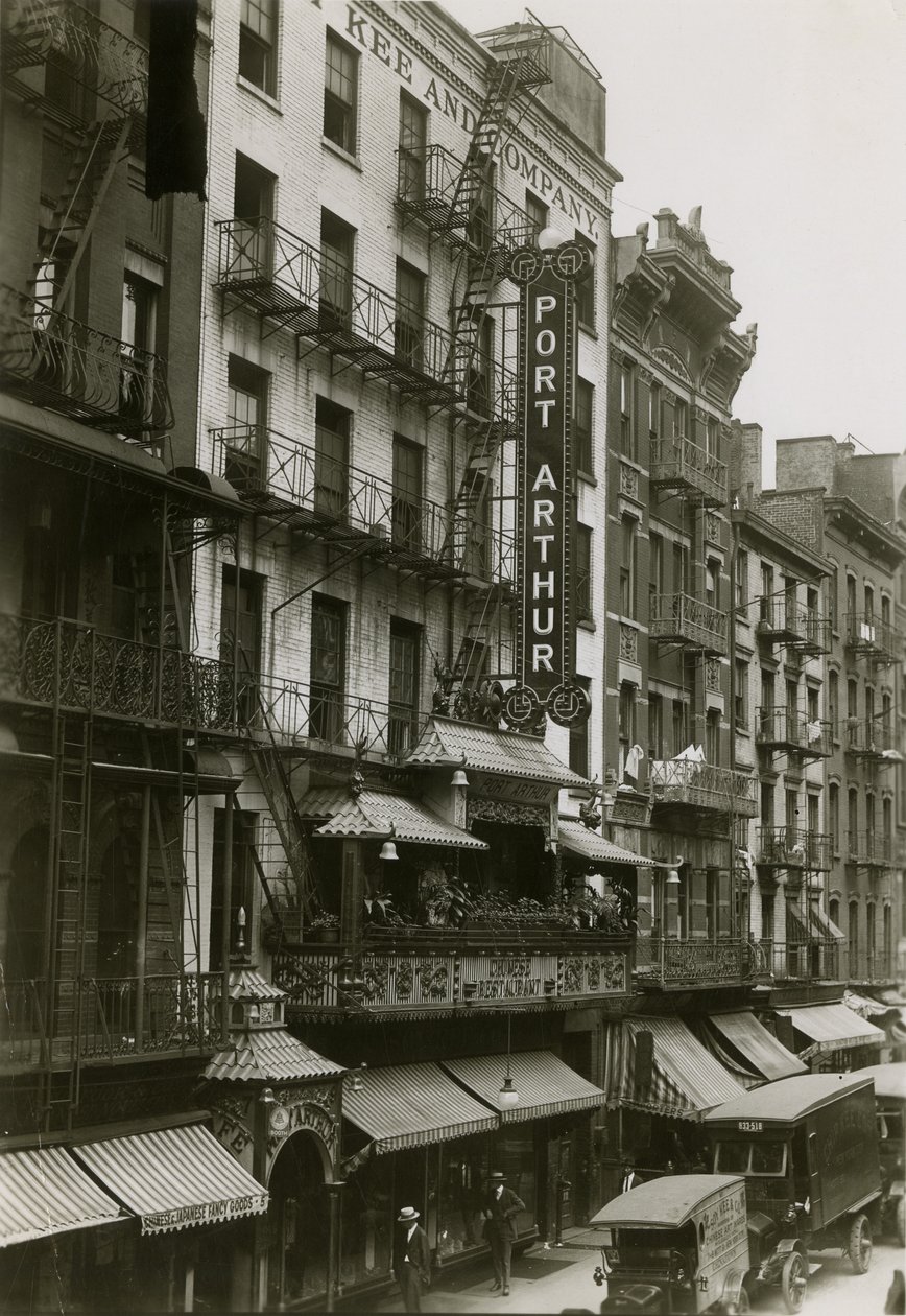Port Arthur Restaurant, 7 Mott Street, New York City by William Davis Hassler
