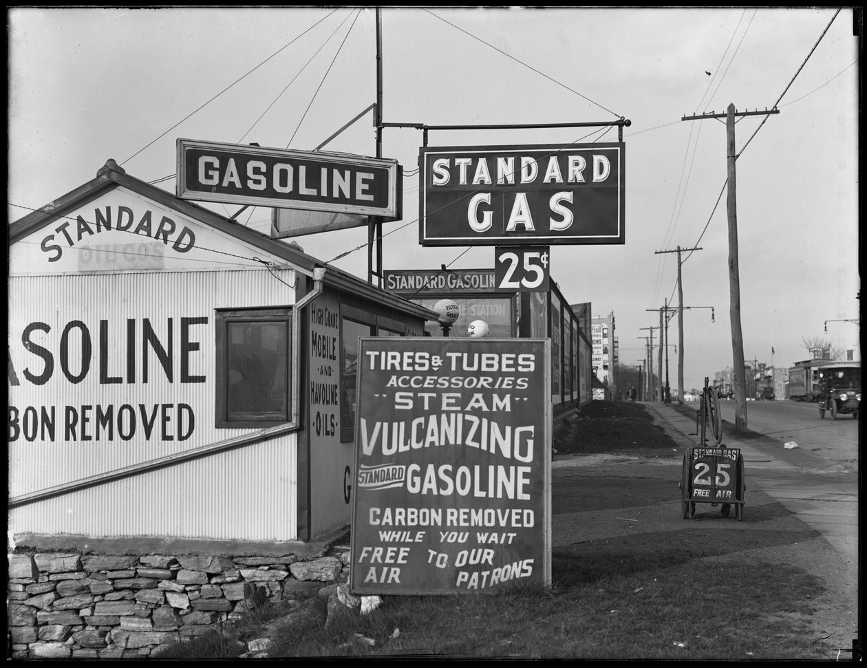 Standard Gas Station, 4589 Broadway, New York City by William Davis Hassler