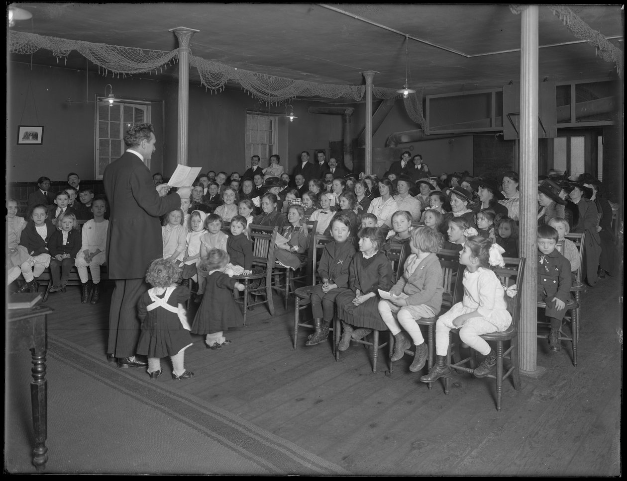 Sunday School Class at the Baptist Church at 235 E. 83rd Street, New York City, February 27, 1916 by William Davis Hassler