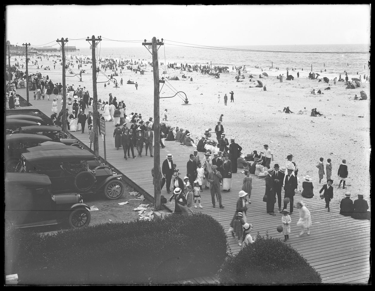 View of the Boardwalk and Beach from Curley