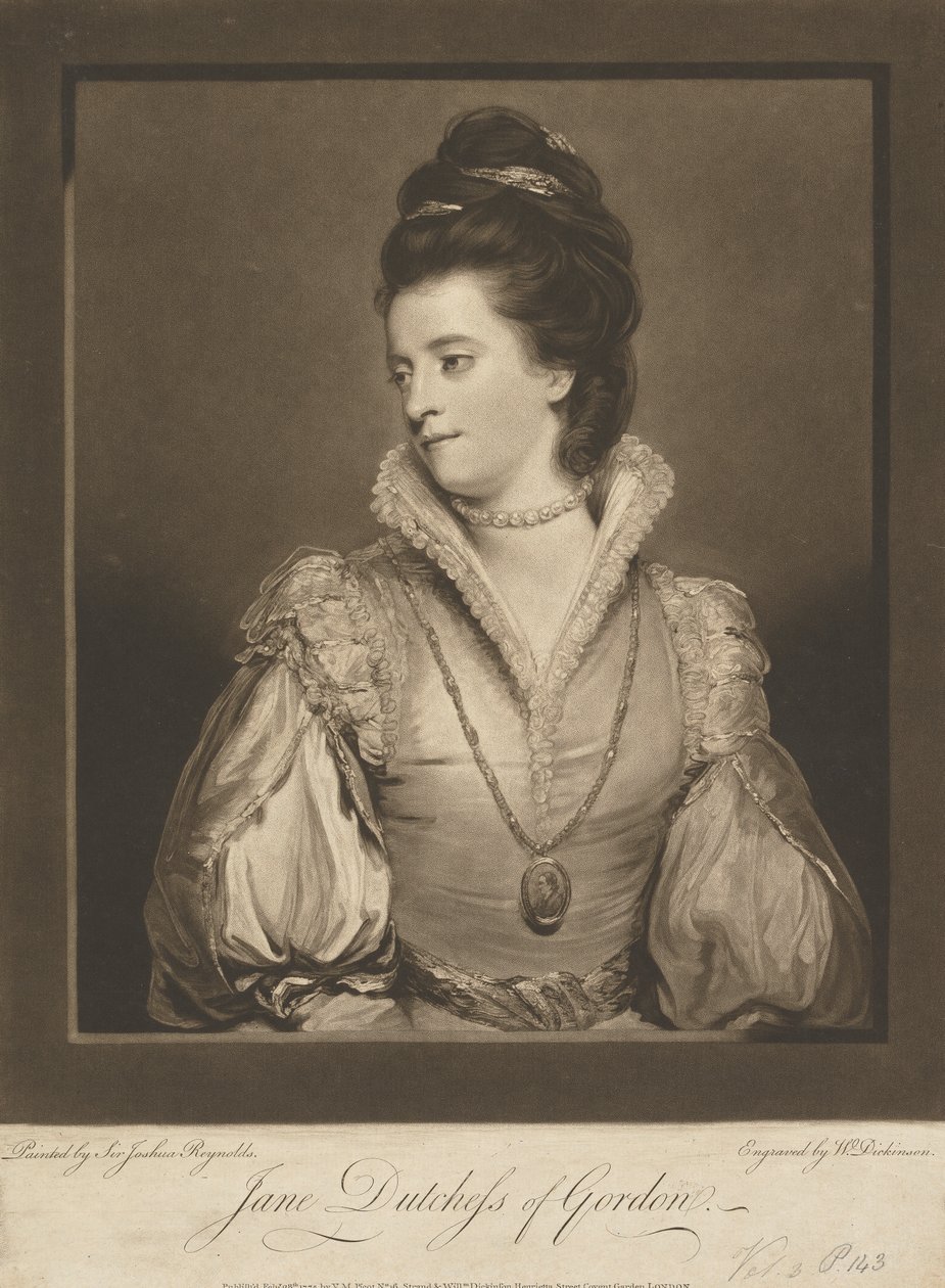 Jane Gordon, Duchess of Gordon by William Dickinson