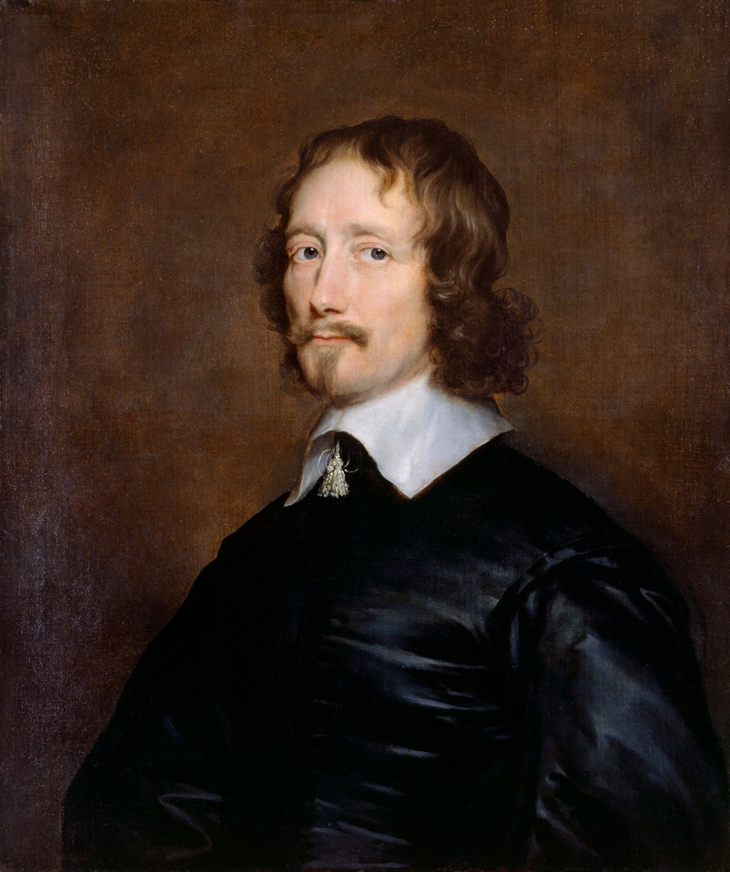 Portrait of John Hampden, English politician and MP, mid 17th century by William Dobson