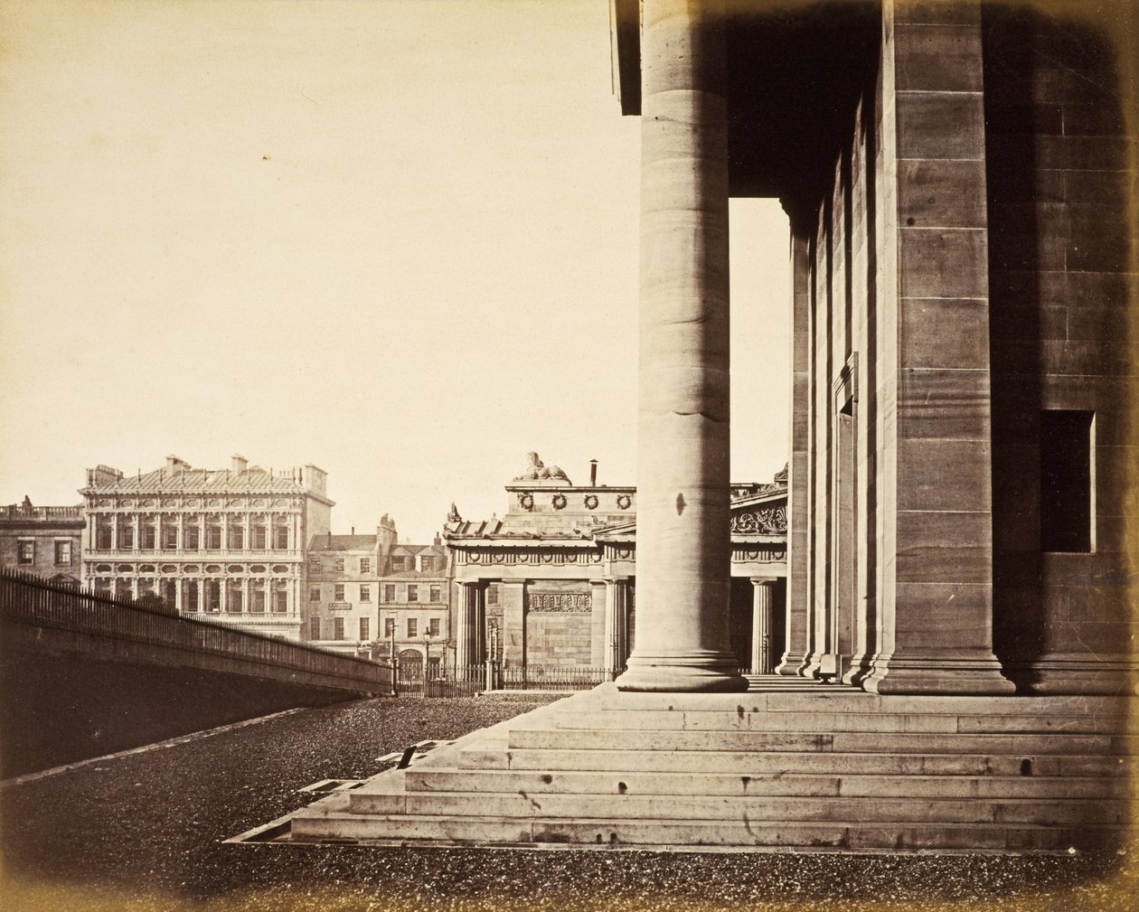 The National Gallery and Royal Institution (Royal Scottish Academy), Edinburgh by William Donaldson Clark