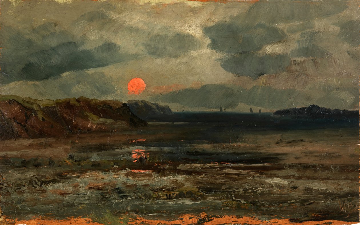 Sunrise over Fishing Waters--Maine by William E. Norton