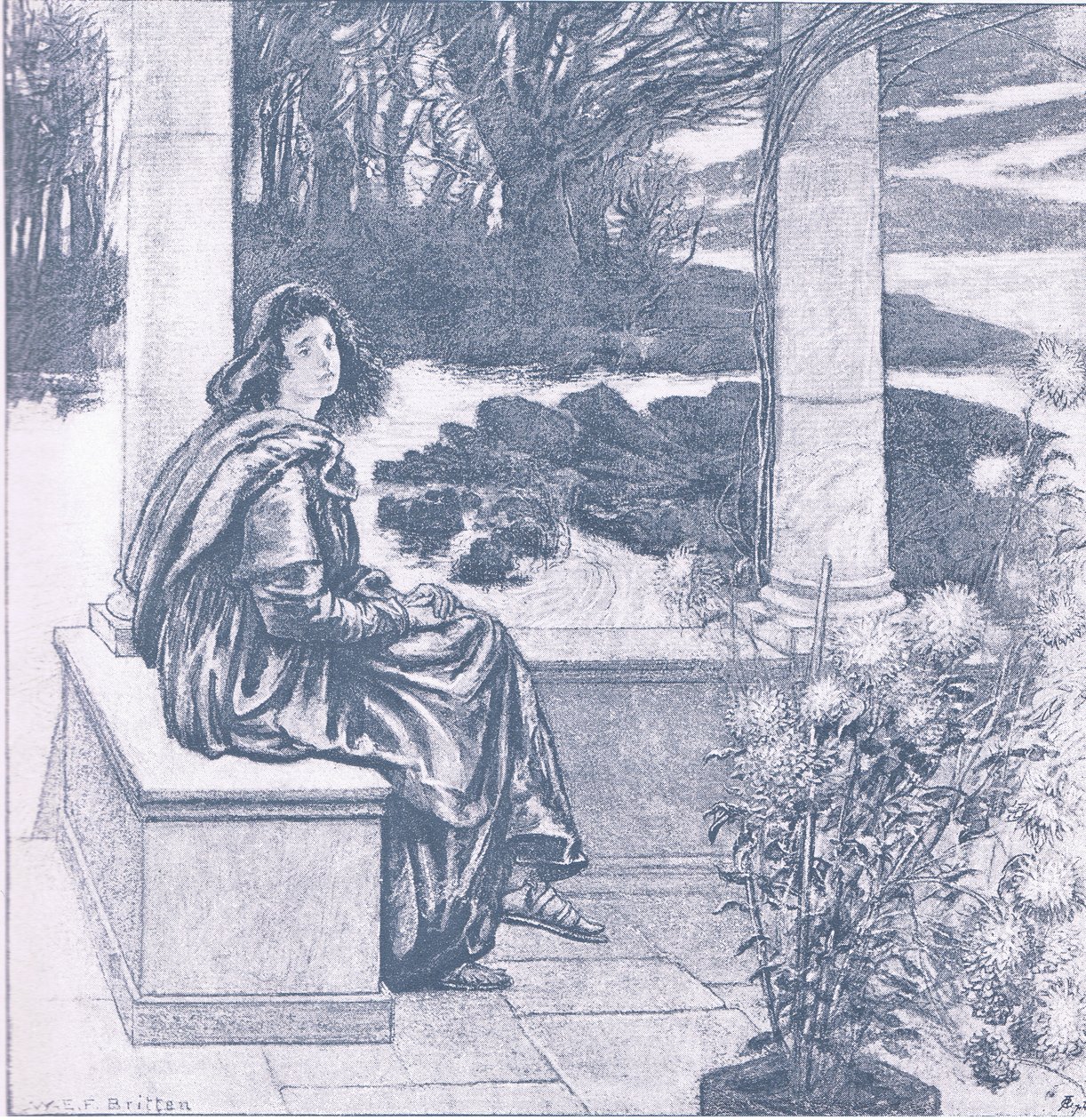 November, from The Magazine of Art 1893, Cassell and Company by William Edward Frank Britten