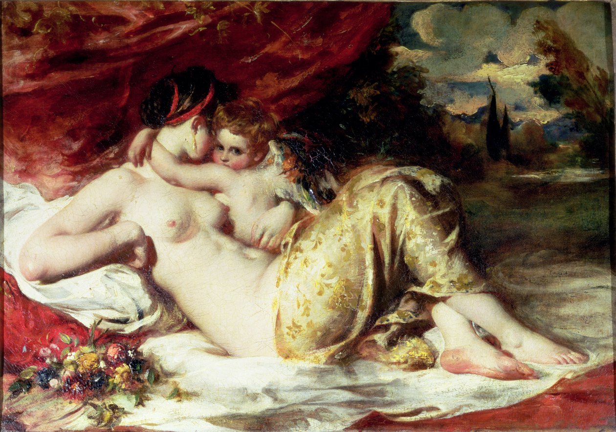 Venus and Cupid by William Etty