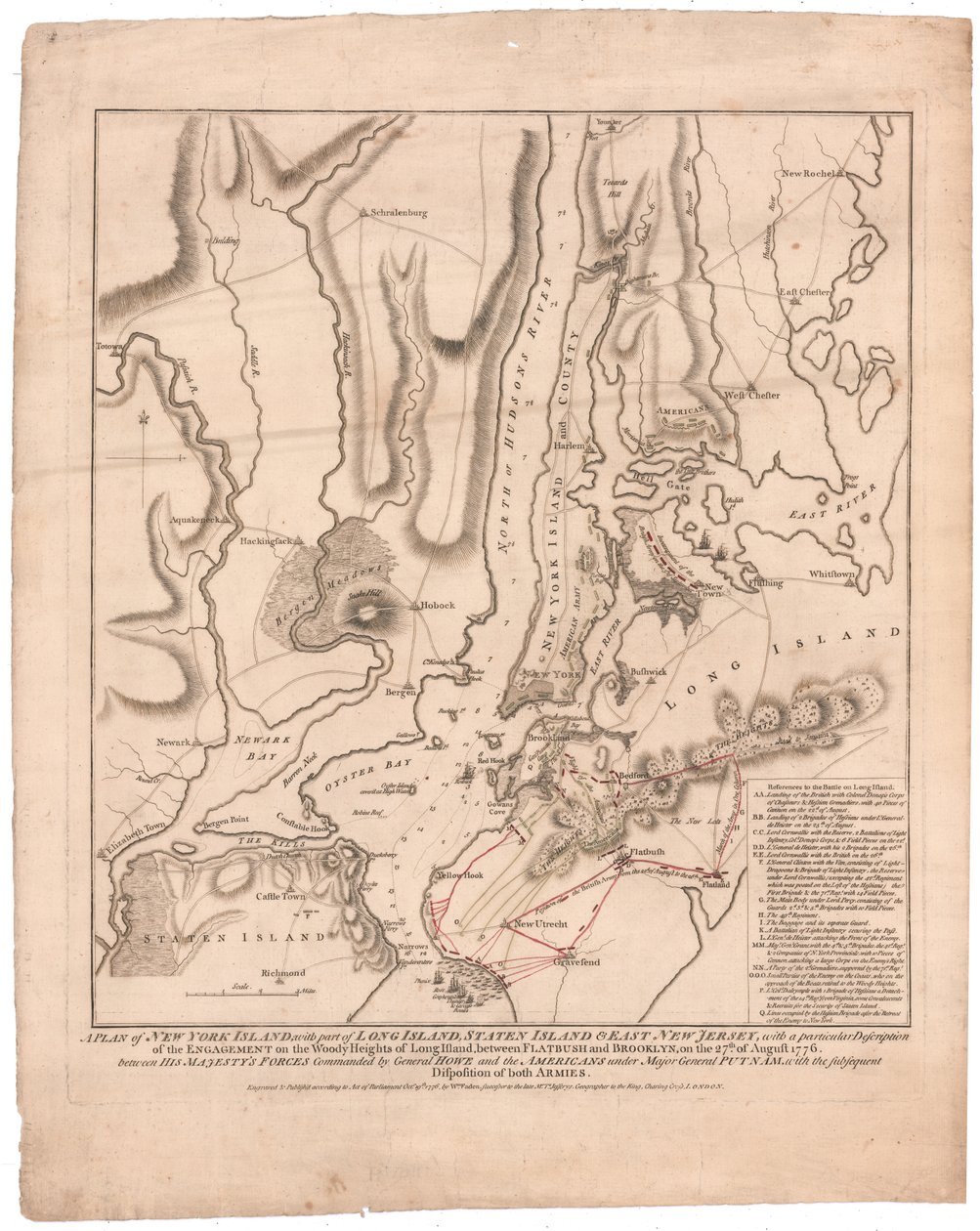 A Plan of New York Island by William Faden