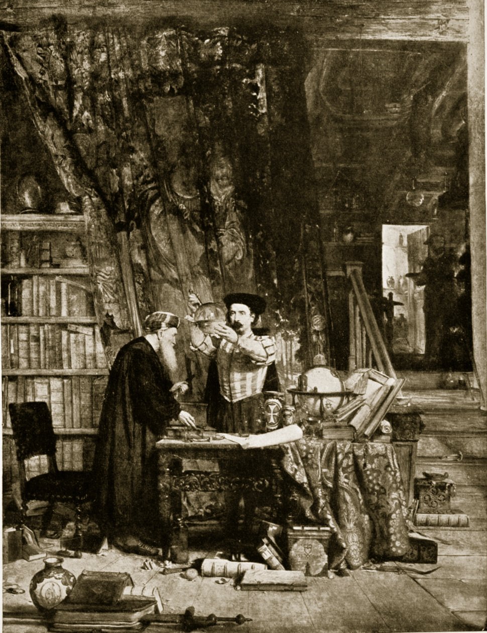 The Alchemist (Illustration) by William Fettes Douglas