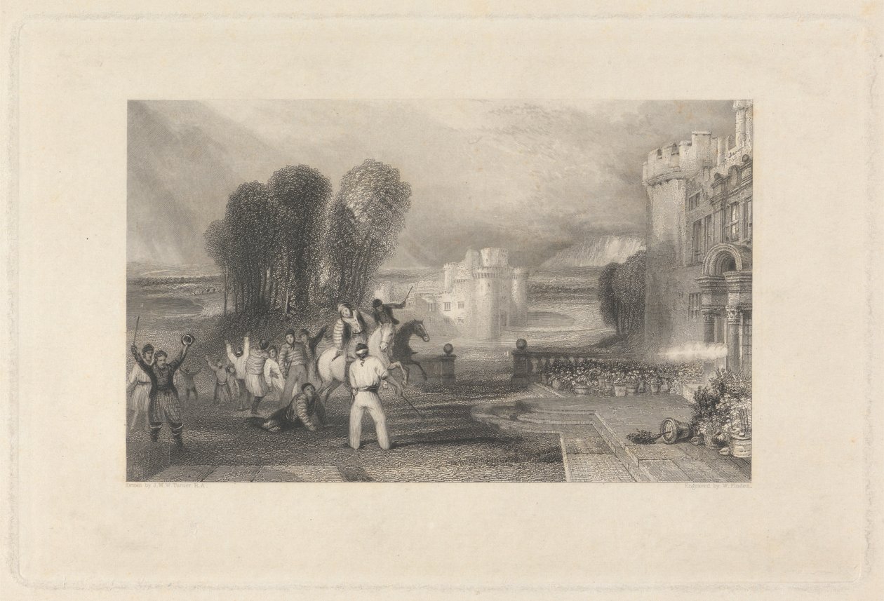 Mannering, Hazlewood and Smugglers by William Finden