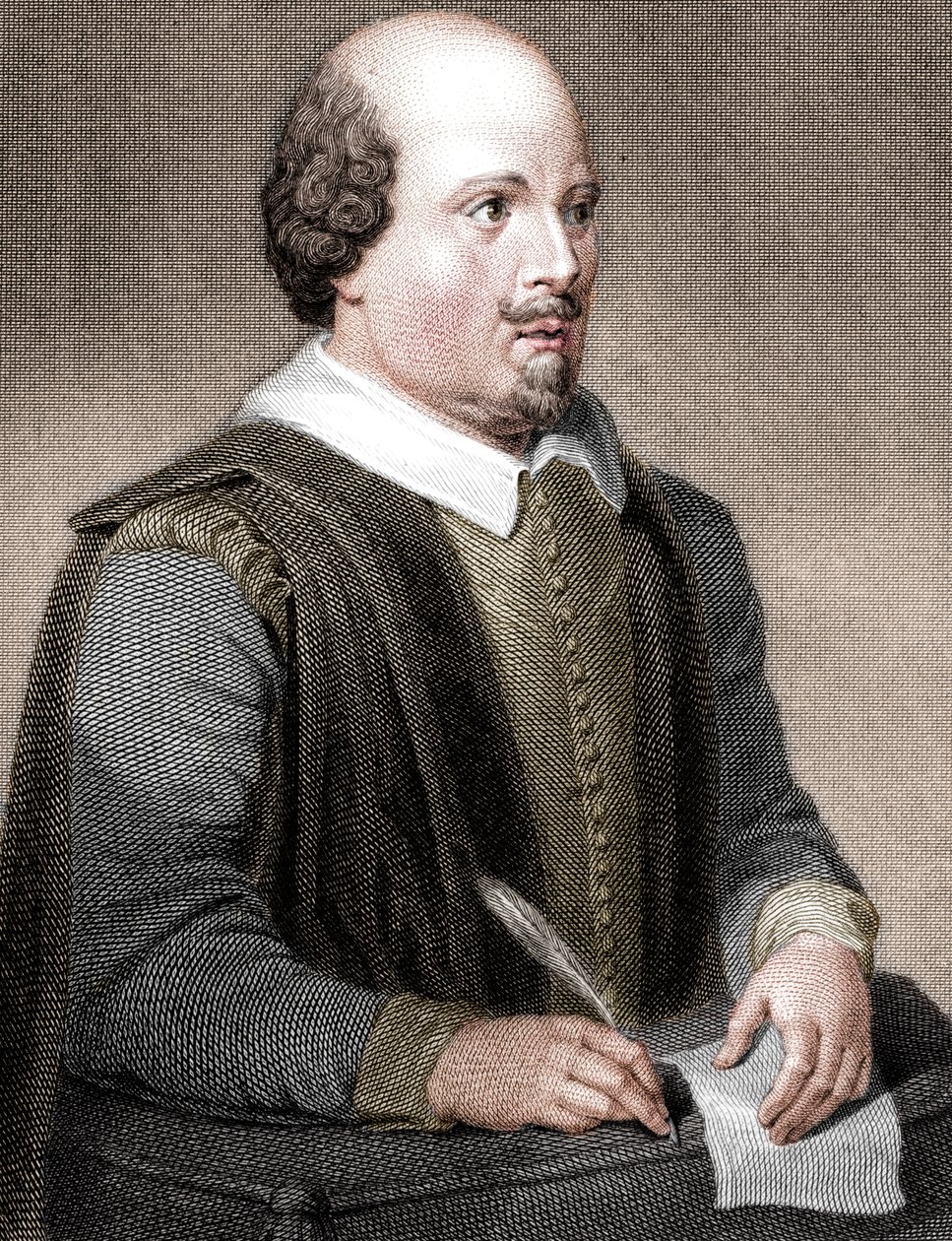William Shakespeare, English poet and playwright by William Finden