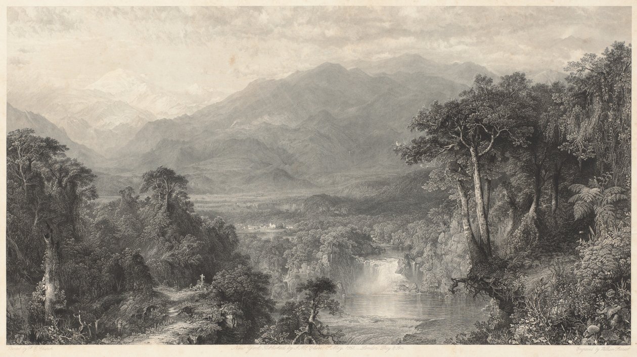The Heart of the Andes by William Forrest, after Frederic Edwin Church