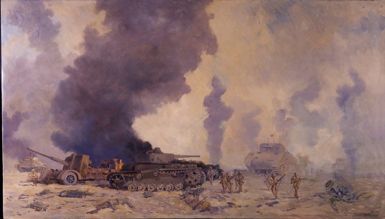 The Battle of El Alamein by William Francis Longstaff