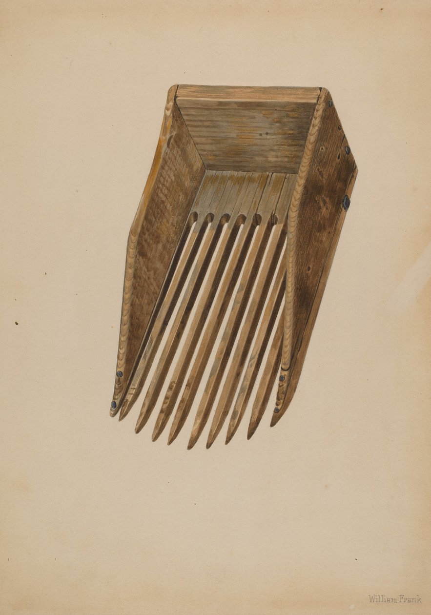 Cranberry Harvesting Scoop by William Frank