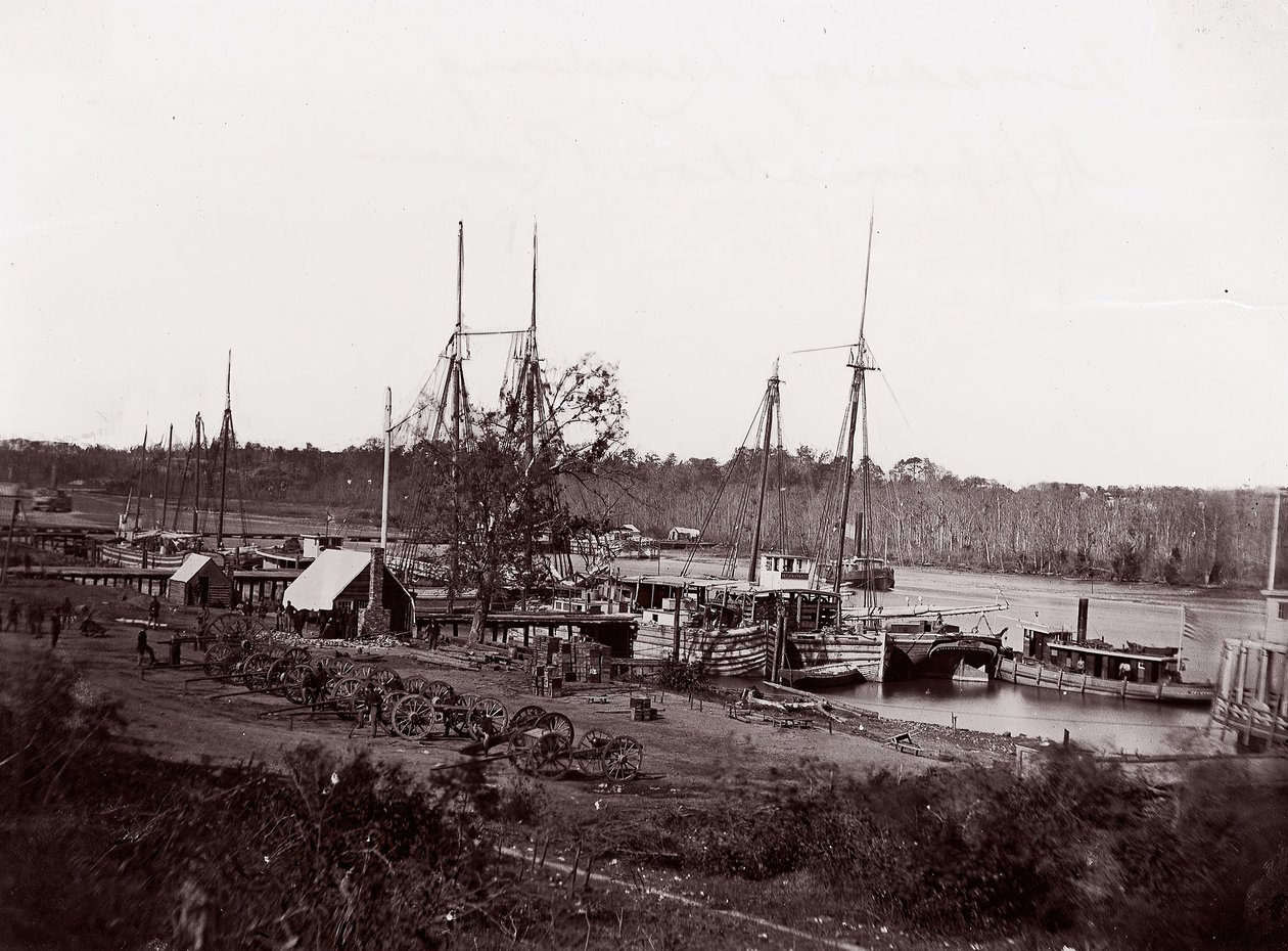 Broadway Landing, Appomattox River by William Frank Browne