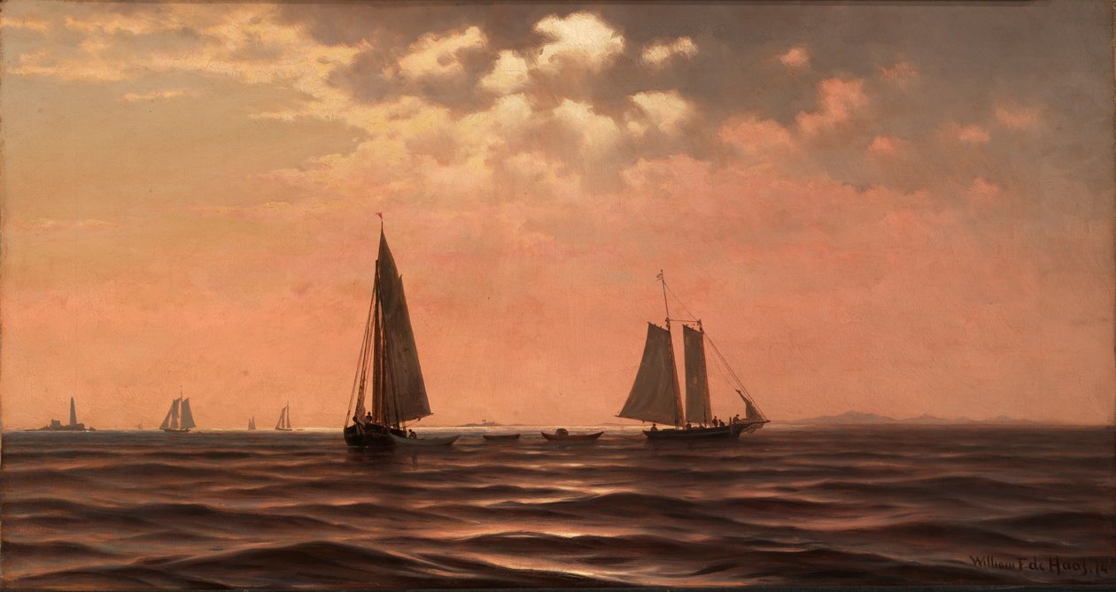 Afternoon on Saco Bay, Coast of Maine by William Frederick De Haas