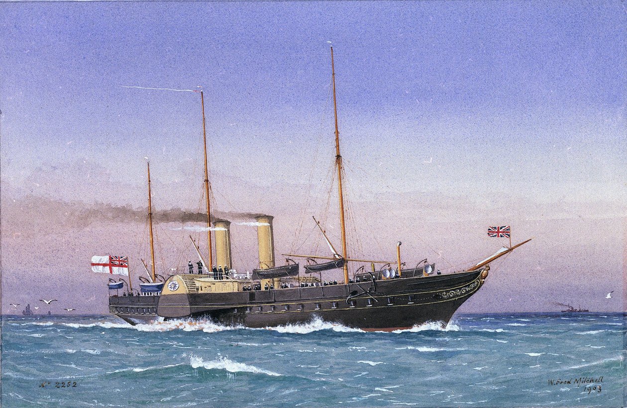 The royal yacht 